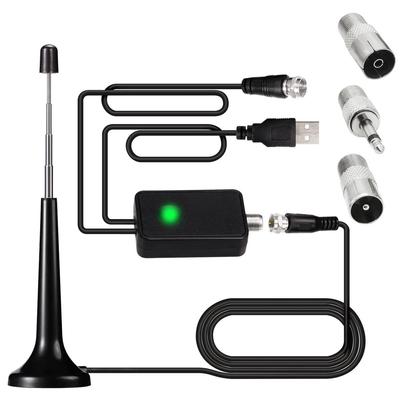 DAB+ FM Radio & Digital-TV Saugfuß Verstärkte Antenne