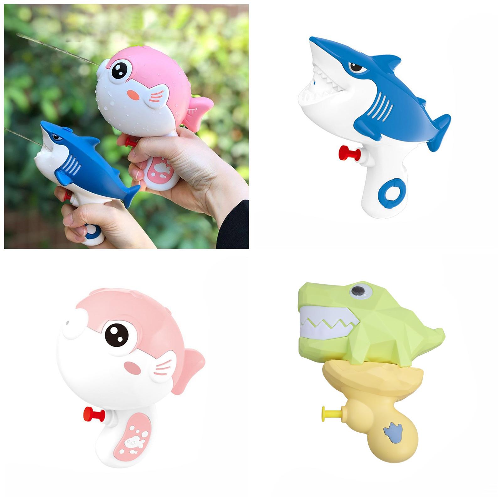 

Cartoon Shark Water Toy Shark Effect High Capacity Squirt Toy Water Guns for Summer Pool Beach Fun A
