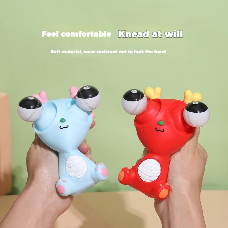 Kreatives DIY Kindersqueezetoys Fröhlicher Milchdrache Explodierauge Drache Kinder Zum Stressabbau Freude Quetschen Starrendes Auge
