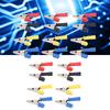 5Set Test Leads Clips Brass PVC Car Battery Charging Tests Clamp with 4mm Jacks for Wires