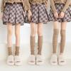 Vertical Strip Knitted Socks To Keep Warm Girls College Wind Knee Pads Long Boots Cover Over The Knee Parent-Child Pile Socks