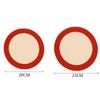 2pcs Baking Tool Silicone Baking Mat Round Heat Resistant Air Fryer Liner Non Stick Reusable Cake Pan Liner Pizza