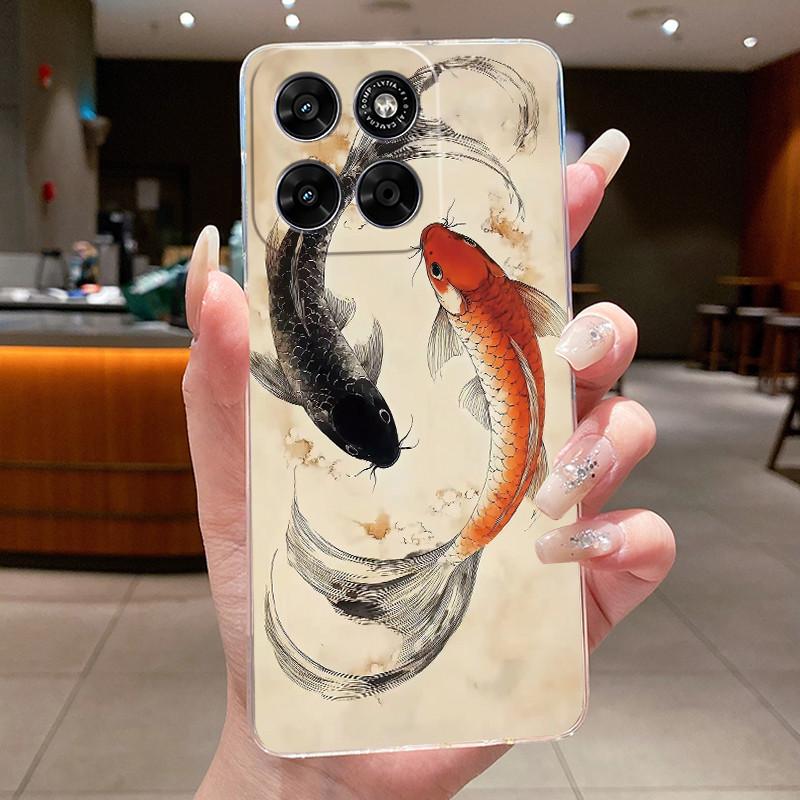 Hülle Für Motorola Moto G67 G77 Ästhetisch Luxuriös Niedlich Cool Jungen Mädchen Weiches Silikon Handyhülle Rückseite Transparentes TPU Gehäuse