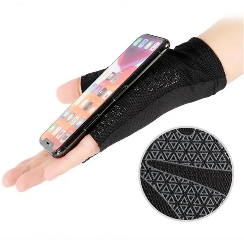 Half Finger Cycling Gloves Anti-Slip Breathable Summer Mountain Bike Fingerless Glove Cycling Ladies Gentlemen Fishing Mit Practical Use