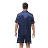 Yousheng 2-teiliges/Set Herren Pyjama Set Revers Kurzarm Einreihig Oberteile Elastischer Bund Shorts Set Einfarbig Satin Nachtwäsche