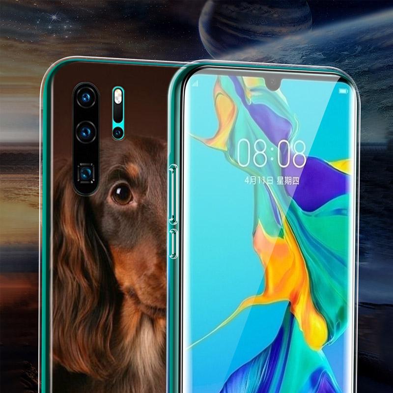 Silikonový kryt pro psy jezevčíka dobrmana pro Honor 30 30S 30i 9 10 9A 9C 9S 9N 10i 10X 9X Lite Pro 5G pouzdro na telefon