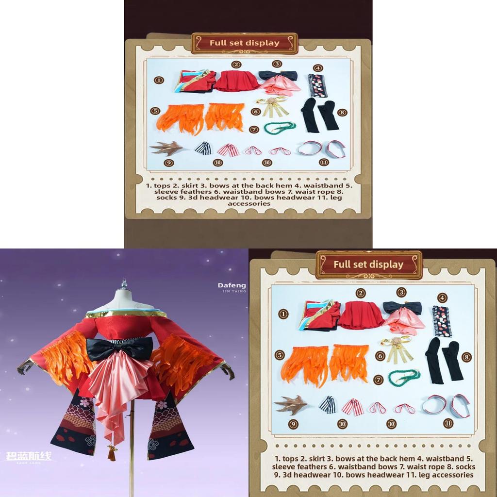 Azur Lane Ijn Taiho Cosplay Kostüm Für Anime Gaming Rollenspiel Erwachsene