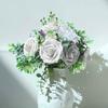 25 Stück Künstliche Blumen, Falsche Blumen Rosen mit Stiel für DIY Hochzeitssträuße Tafelaufsätze Arrangements Party Heimdekorationen
