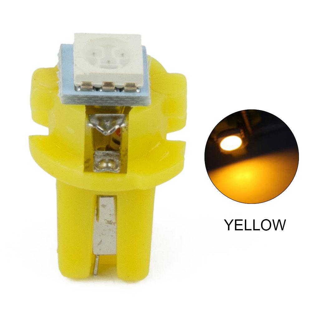 

Декоративное освещение Светодиодная лампа для приборной панели Красный T5 12V 40LM B8.3D Синий жёлтый