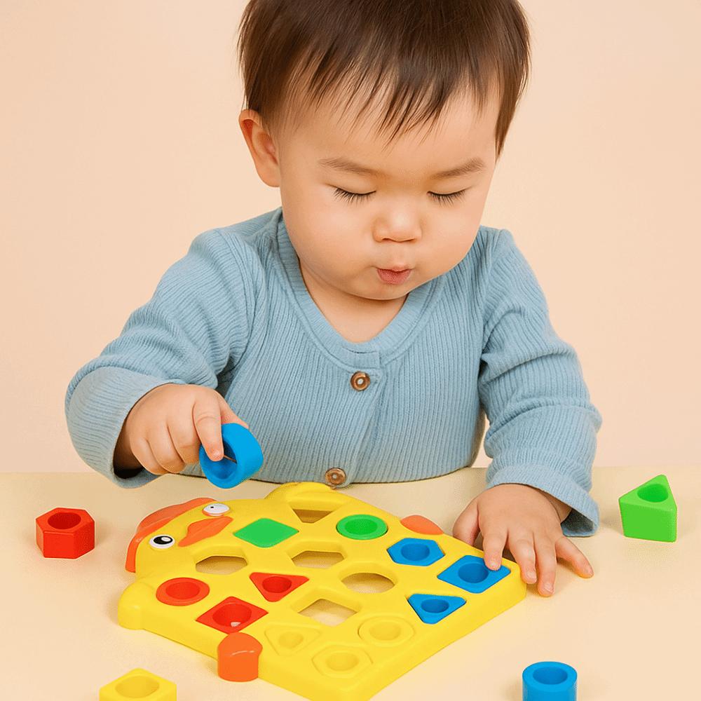 Puzzle Board Shape Matching Board Game Pattern Cognitive Color Recognition Toys  Thinking Training