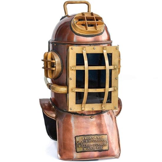 

Водолазный шлем ВМС США Шлем для подводного плавания Шлем для подводного плавания Морзе Шлем для подводного плавания Miller Dunn