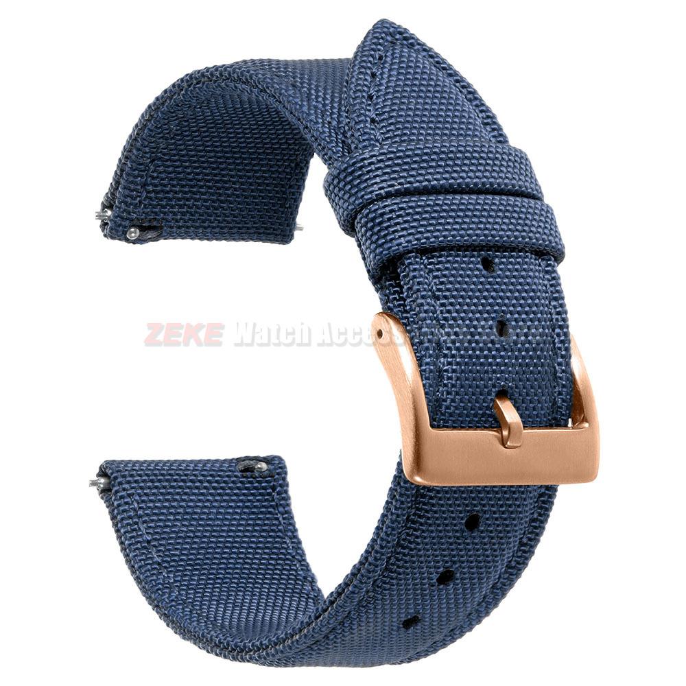 Quick Release Waterproof Sailcloth Watch Band for Omega Two-Sided Nylon Watchband 20mm 22mm Replacement Strap Sport Belt for Men