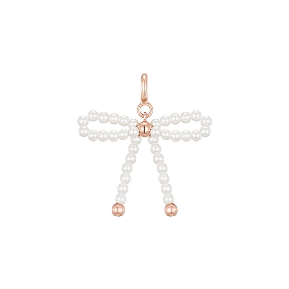 Mariel Ribbon Pearl Bead Pendant (Jjljpi4Bs357Sr000)