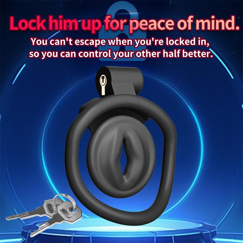 Male Chastity Cage Penis Ring Cock Cage Fetish Sissy Adult Fetish Gear Male Urethral Train Chastity Device Sex Toys for Men Gay