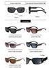 Unisex Square Sunglasses: Fashionable, Anti-Glare, Small Face Fit