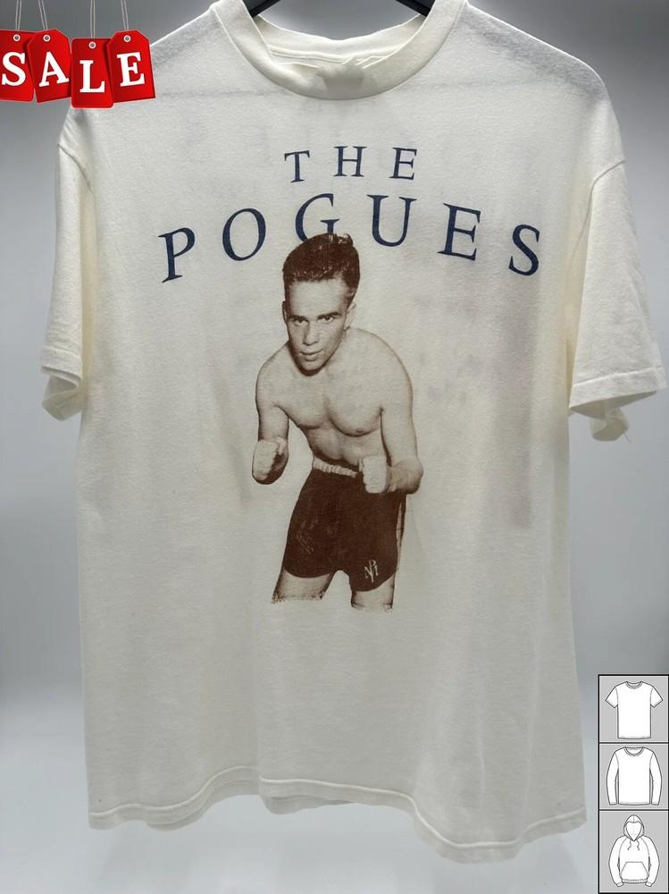 New The Pogues Band Heavy Cotton White Gift For Fans Unisex S-5XL Shirt JM57 Unisex T-Shirt M