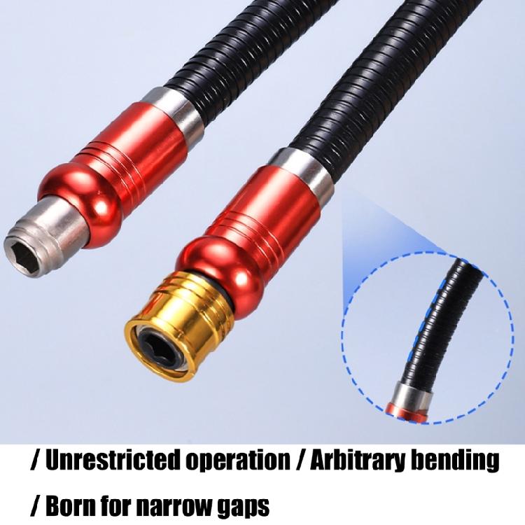180 Degree Angled Drill Bit Extension Double Direction Hex Shanks Bit Holders Featuring Reinforced Locking Collar Design