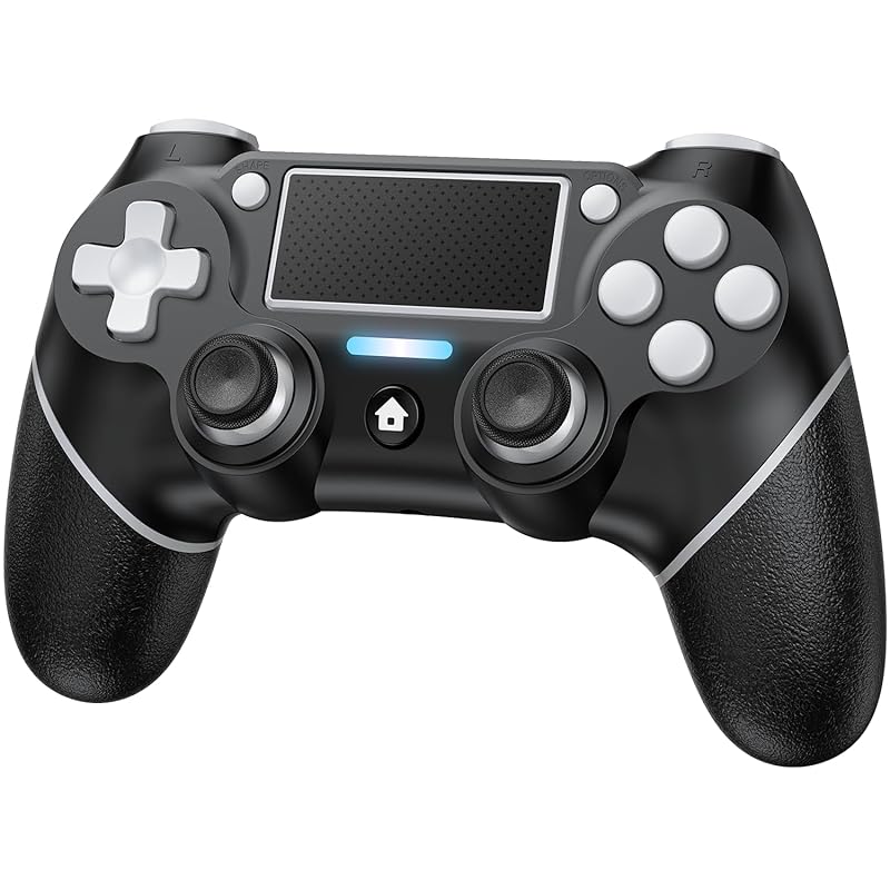 

P4 controller wireless controller Turbo rapid fire function wireless Bluetooth connection 1000mAh double vibration Gyro sensor function