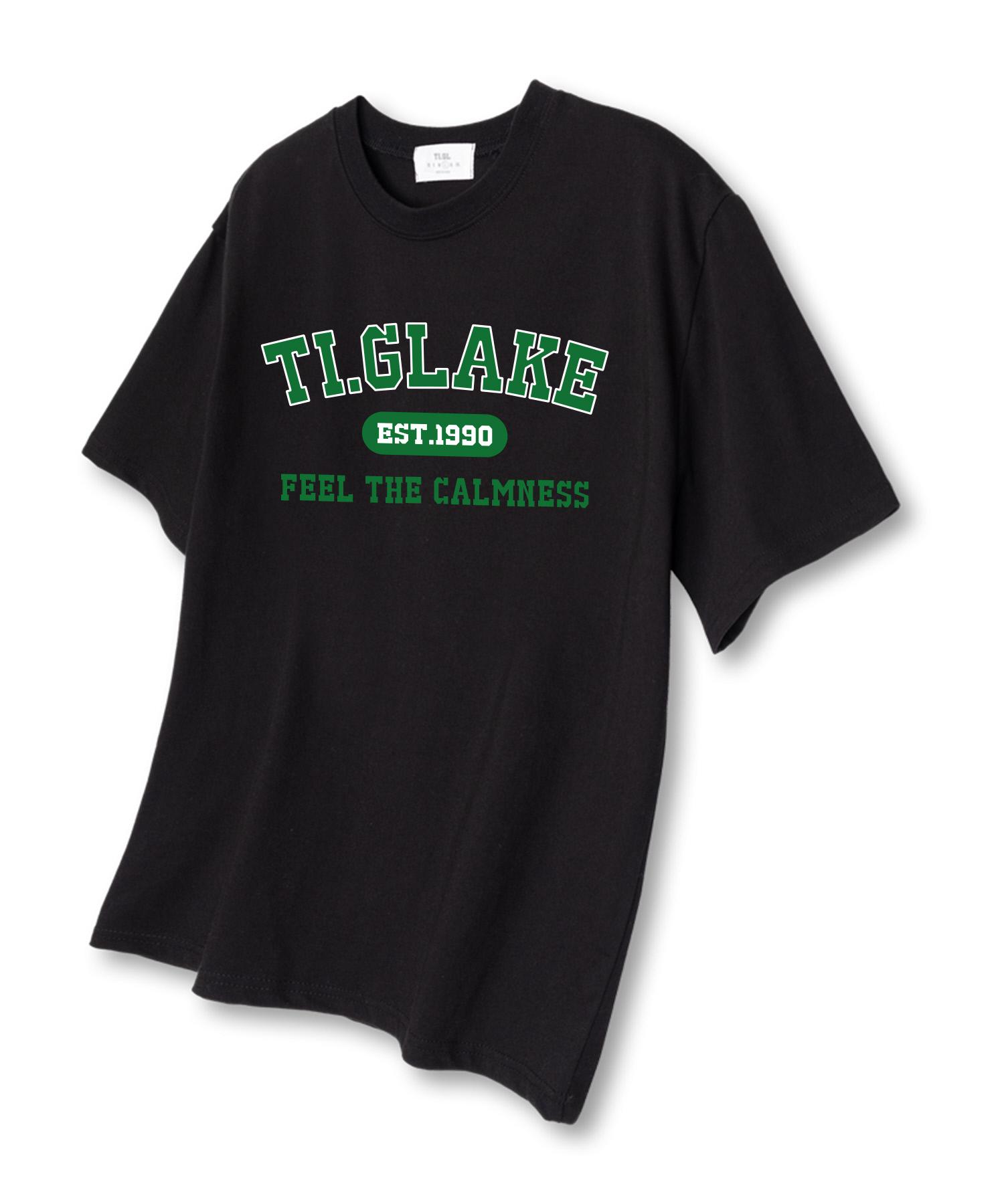 Tee Glake Arch Basic Logo Oversized Short Sleeve T-Shirt Black L