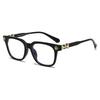 Unisex New Retro Art Full Frame Optical Glasses Personalized Large Frame HD Anti-blue Light Glasses Ultra-light Unisex Glasses