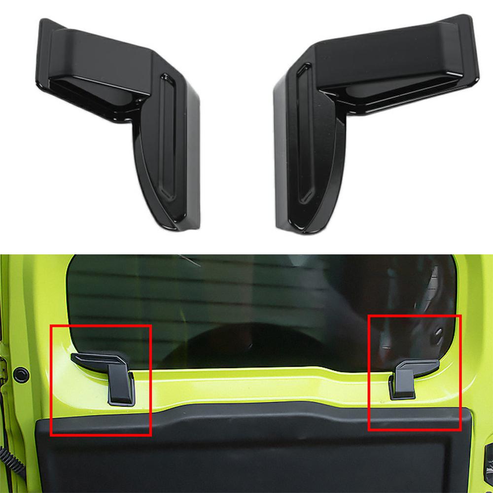 

Заднее лобовое стекло автомобиля, защитный провод с подогревом, накладка для Suzuki Jimny JB64 JB74-2023, внутренние молдинги, аксессуары Black 2PCS