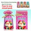 50/100Pcs Christmas Gift Bags Christmas Decorations For Home 2026 Xmas Gifts  Year Santa Claus Snowman Packaging Bags