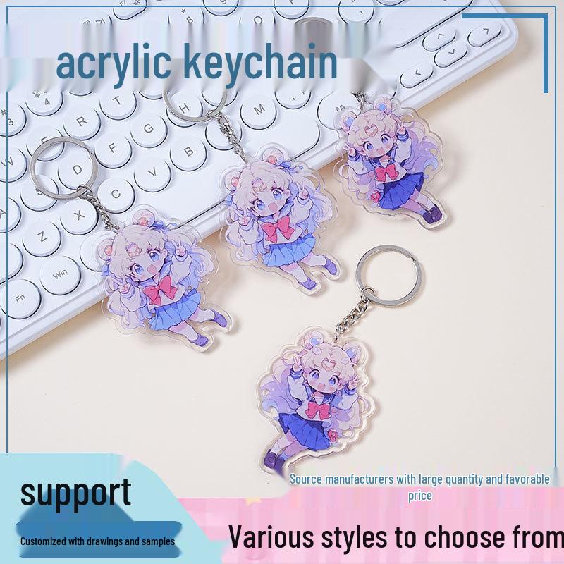 Double-Sided Acrylic Anime Character Keychain Pendant Acrylic 10cm