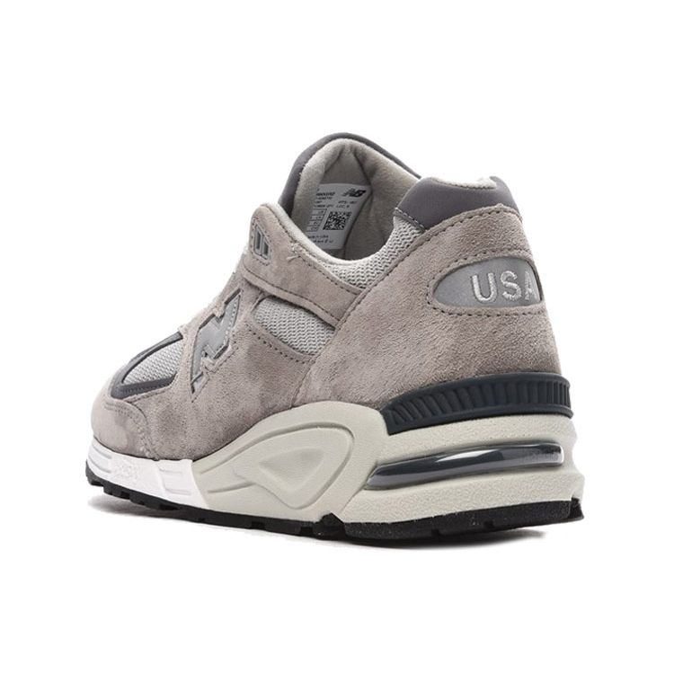 New Balance Kith X 990v2 Made In USA Classics Collection Unisex Sneakers Grey White M990GR2