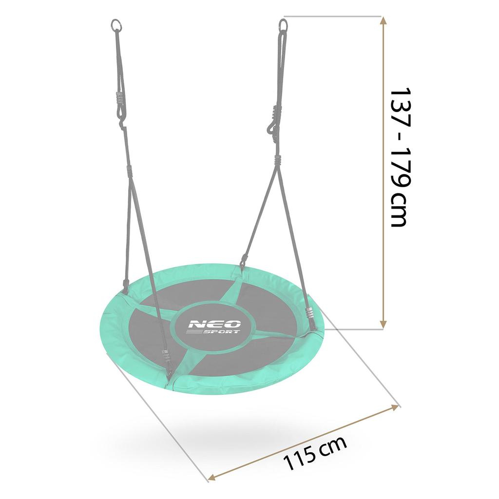 Huśtawka Bocianie Gniazdo Neo-Sport Swingo 110 Cm