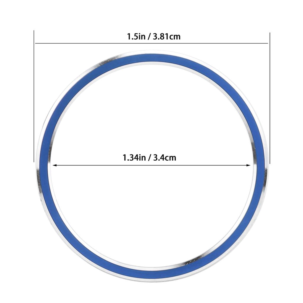 Ignition Inner   Trim Car Decoration Replacement for   A B C E Class CLA   GLC GLE(Red )