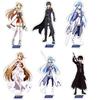 Anime Game Merchandise Sword Art Online Acrylic Stand Figures Kirito Asuna Sinon