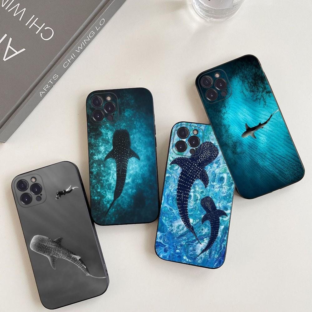 Shark Phone Case For iPhone 14 11 12 13 Mini Pro XS Max Cover 6 7 8 Plus X XR SE 2020 Funda Shell