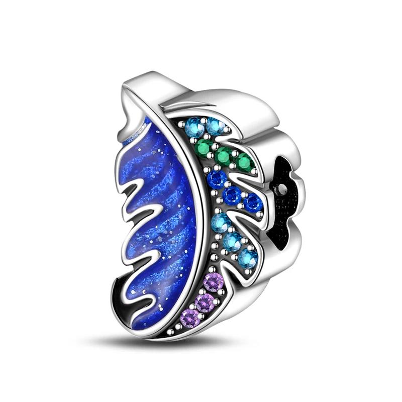 New 925 Silver Charm Bracelet Forest Series Jewelry for Women Four-leaf Clover Man-eating Flower Design Accessories