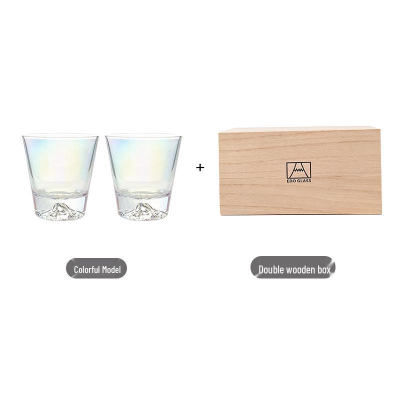 Mount Fuji Crystal Whiskey Glass – Creative Snow Mountain Design