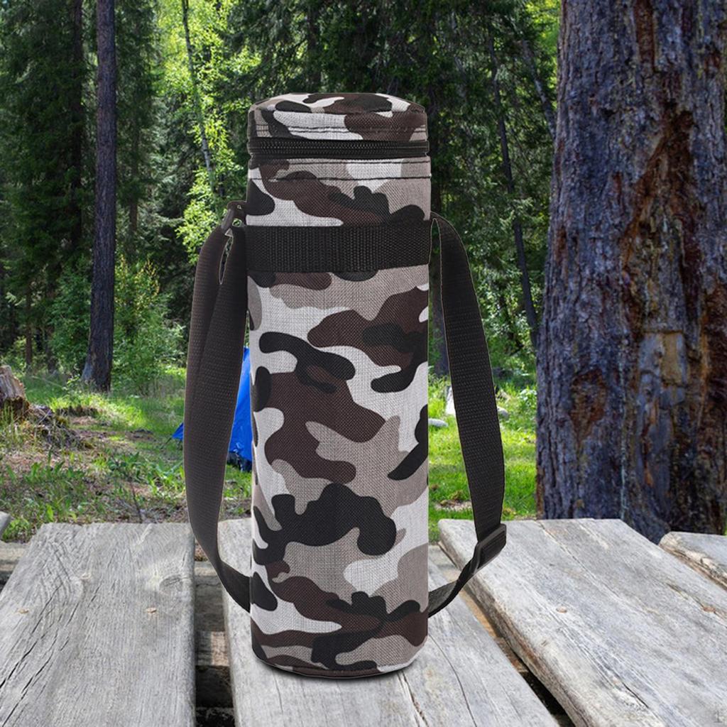 Portable Water Bottle Holder with Adjustable Strap for Outdoor Activities