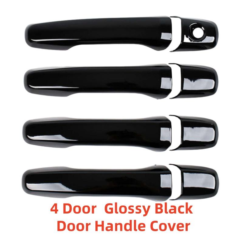 Carbon Car Accessory Door Handle Cover Trim Paste Style Chrome Silver For Ford Explorer 2011 2012 2013 2014 2015 2016 2017 2018