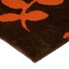 Living Room Rug with Small Orange Leaf Patterns 120x170