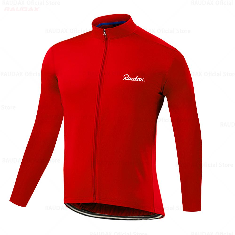 Spring Autumn Cycling Jersey 2025 Raudax Men Cycling Set Racing Bicycle Clothing Suit Breathable Mountain Bike Clothes Sportwear