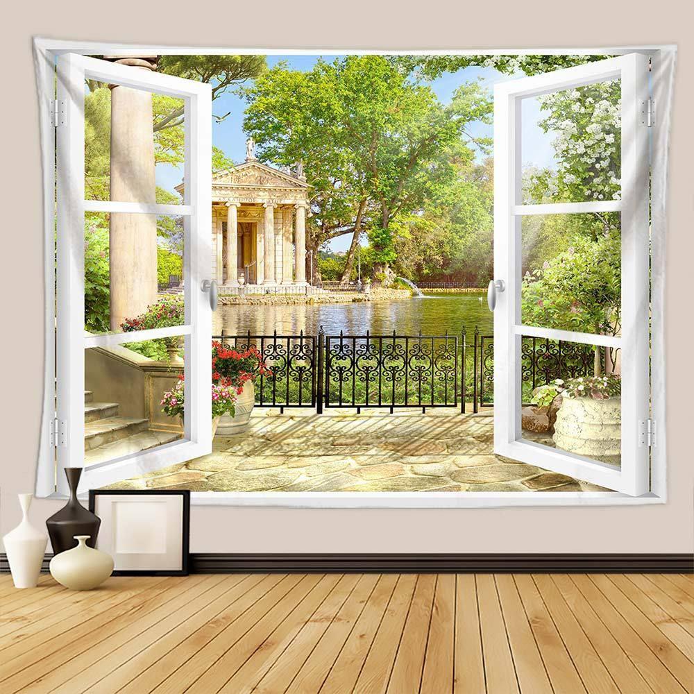 Tapestry View from the Window 75x100