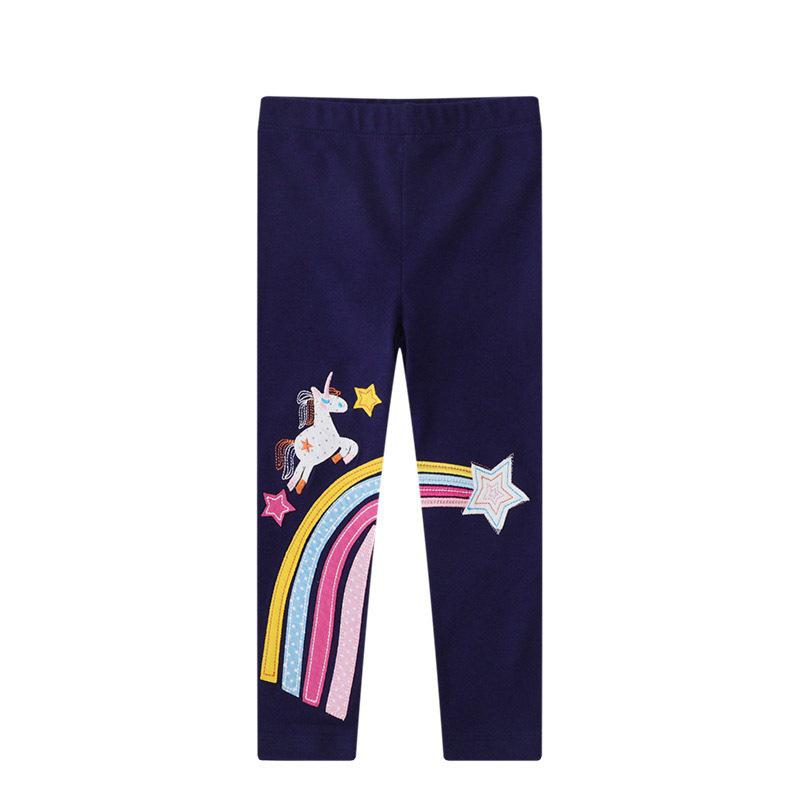 Girls Spring Autumn Stretchy Polka Dot Leggings