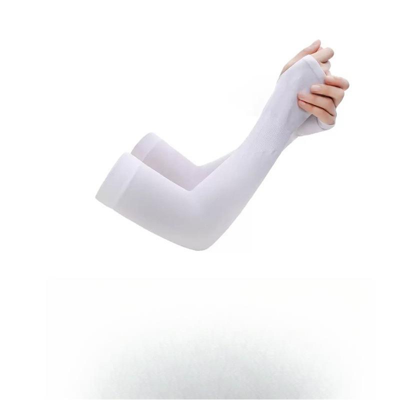 Sun Protection Ice Sleeves Summer UV Protection Ice Silk for Men and Women for Driving and Cycling Outdoor Solid Color Sleeves