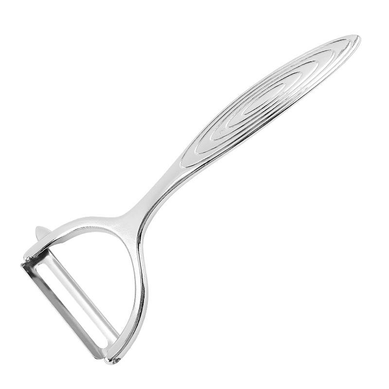 Zinc Alloy Melon & Fruit Peeler - Non-Inductive Steel Peeling Knife
