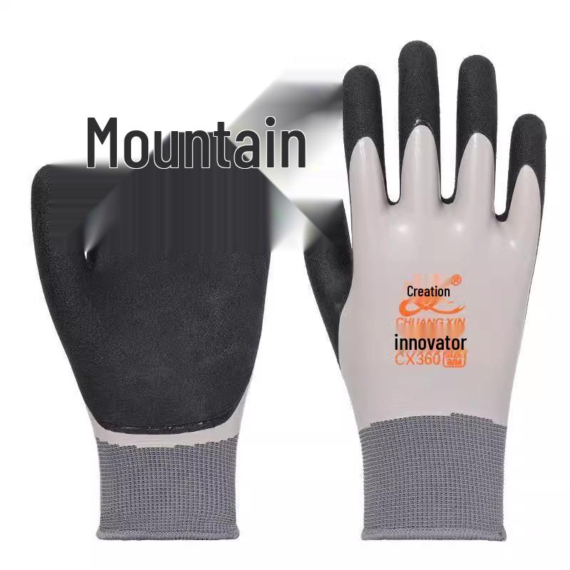 Chuangxin CX360 Waterproof Anti-Slip Rubber Latex Gloves for Fish Processing Chuangxin CX360 Innovator Gloves