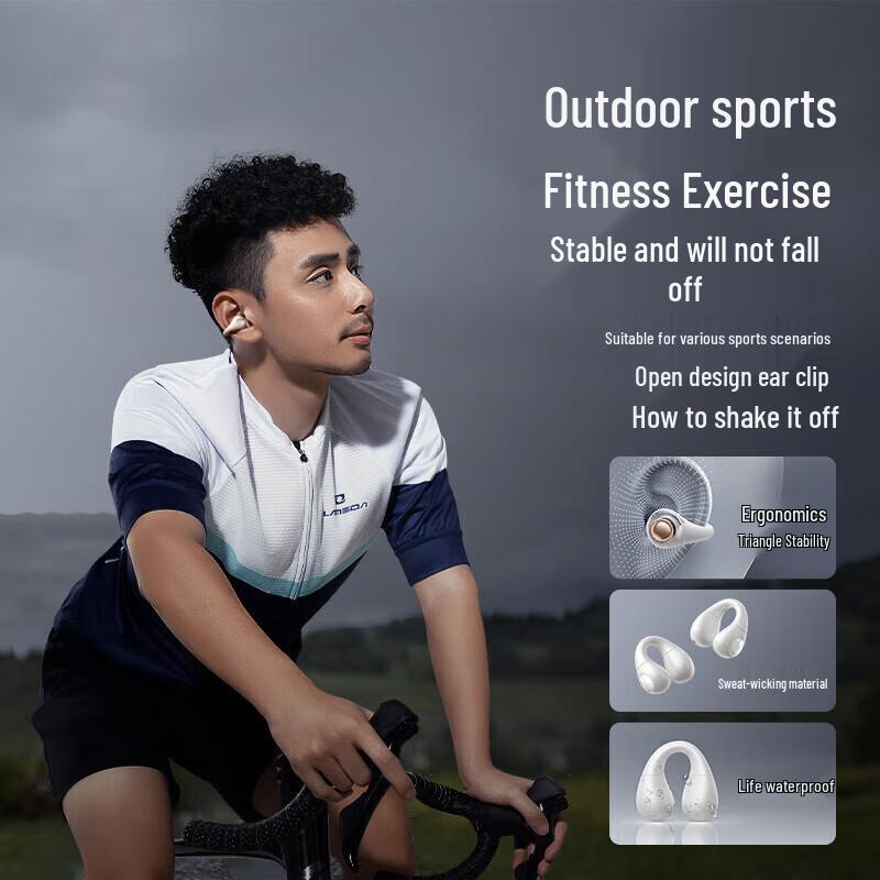 Baseus AS01 Clip-on Open-ear Sports Bluetooth Earphones