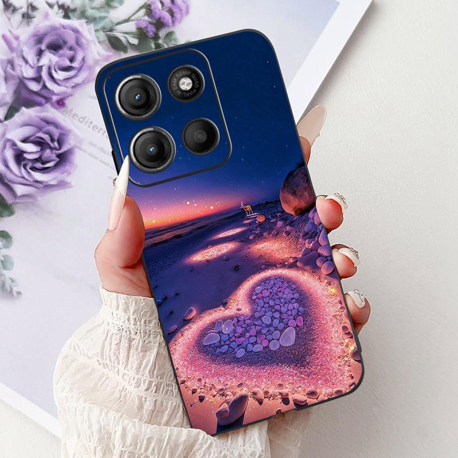 For Motorola Moto G15 Case Stylish Painted Cover Shockproof Soft TPU Phone Case For Motorola G15 G 15 MotoG15 Fundas 6.72'' Capa