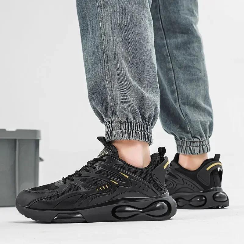 Herren Freizeit Sport Laufschuhe Atmungsaktiv Herren flache Sneaker Heiß verkaufend Vielseitig Herren Studentenschuhe Verschleißfest Tourismus