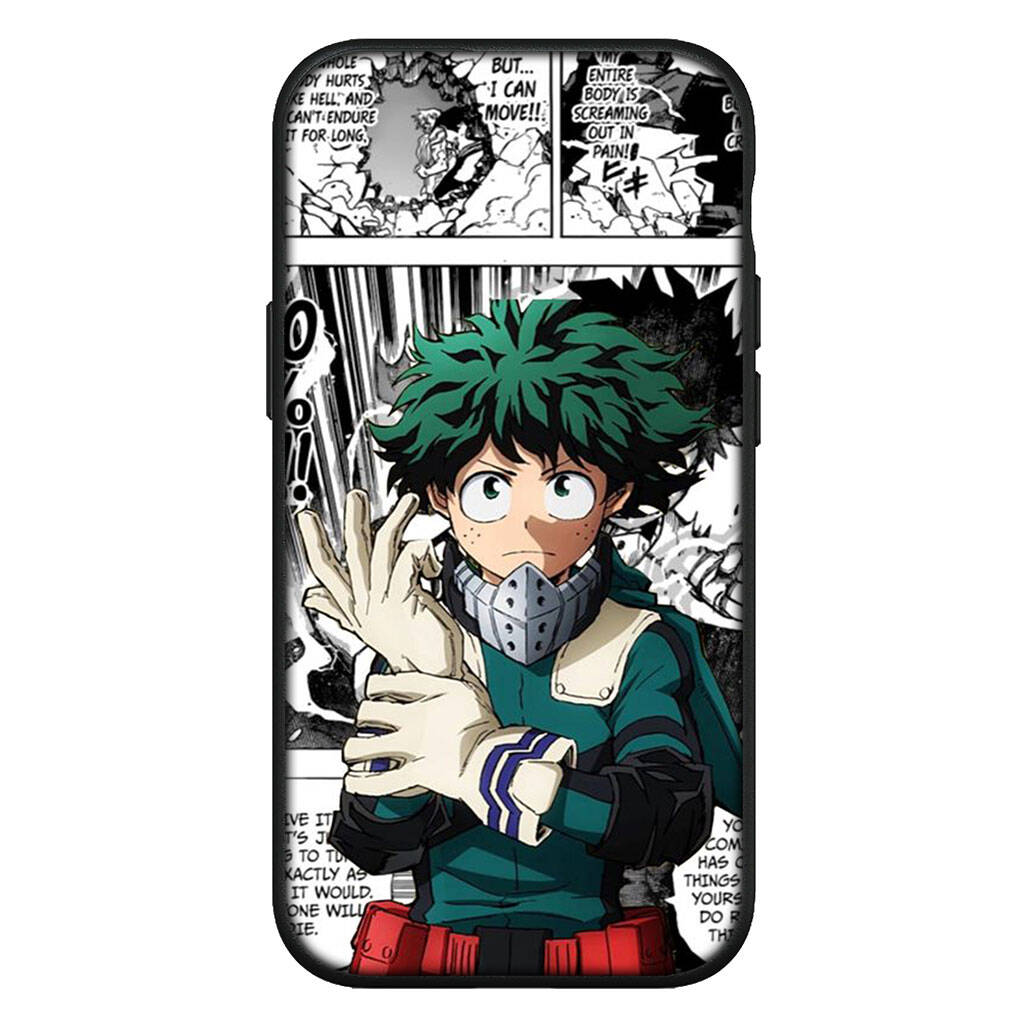 Cover for iPhone 17 16 15 Xiaomi Poco Redmi Note 14 13 12 11 Pro Max Samsung Galaxy S25 S24 S23 OPPO Huawei Midoriya Izuku My Hero Academia Phone Case