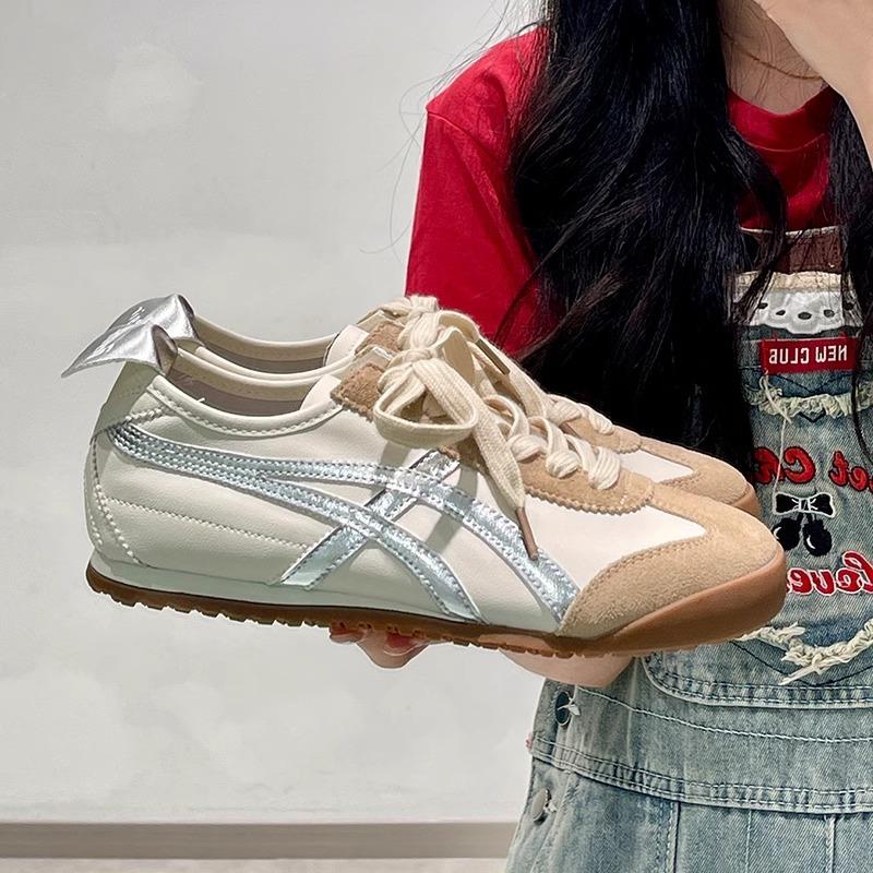 Soft-soled yellow Forrest Gump shoes American retro versatile silver German training shoes women's 2025 summer new sports and leisure shoes