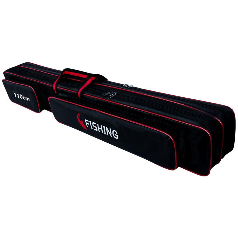 Saci de pescuit portabil multifuncțional Pânză 110/120CM Saci pentru undiță Cutie de depozitare cu două/trei straturi pentru Pesca XA143G