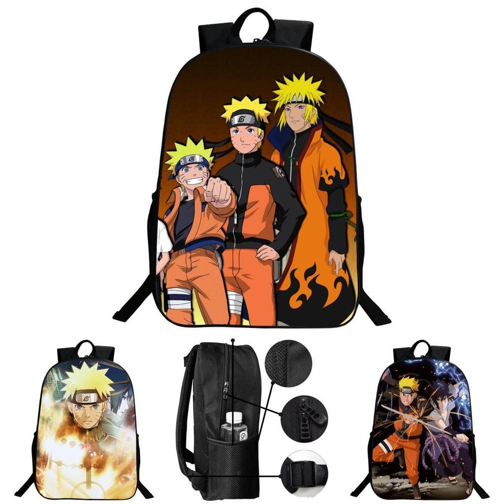 Fashionable Naruto Kakashi Backpack Featuring Smooth Zipper And Easy-to-clean Material